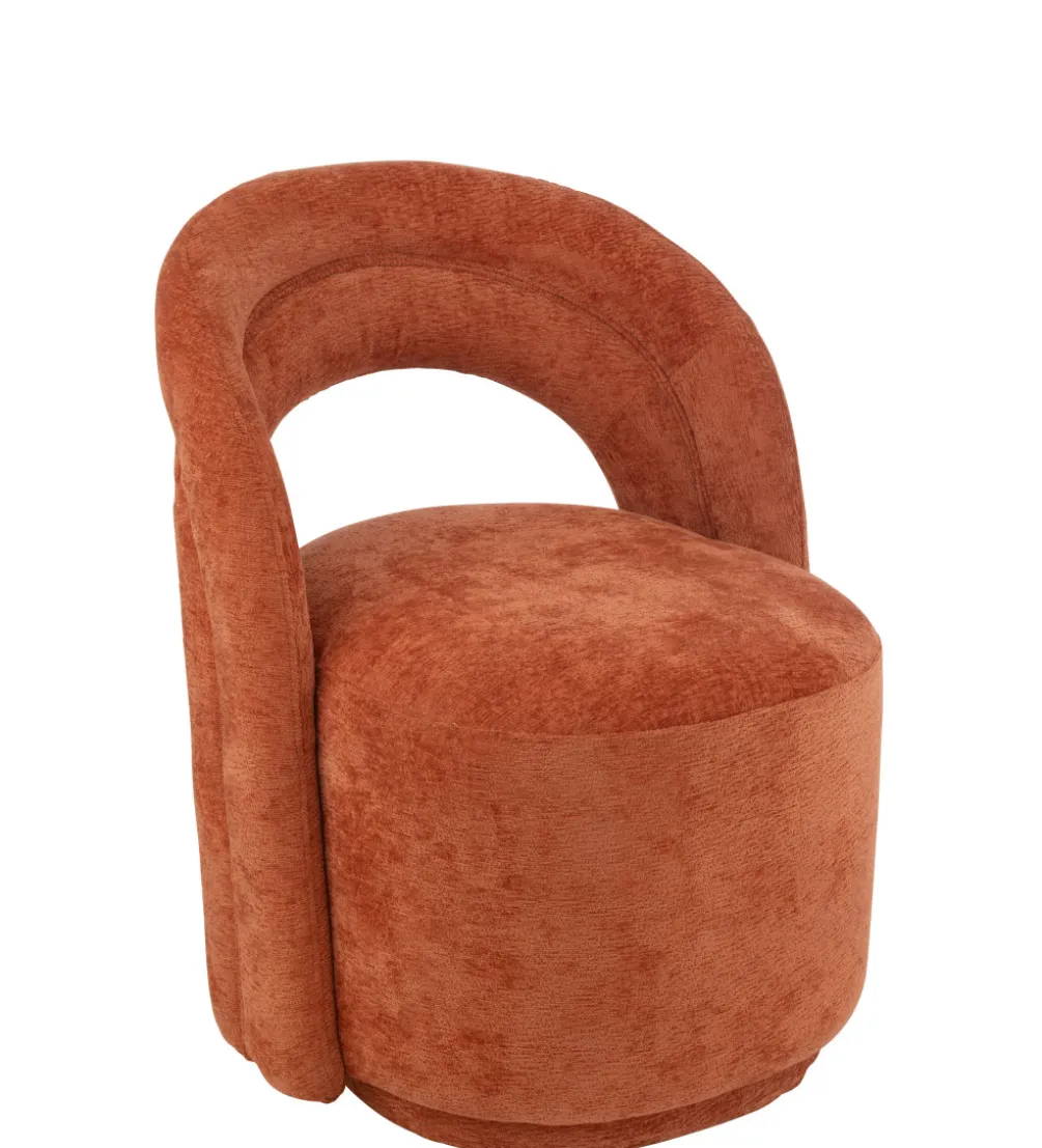 Fotel OSAMIN 80 cm pomarańczowy
