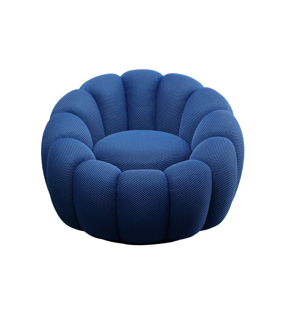 Fotel PEPPO BLOOM 94 cm niebieski