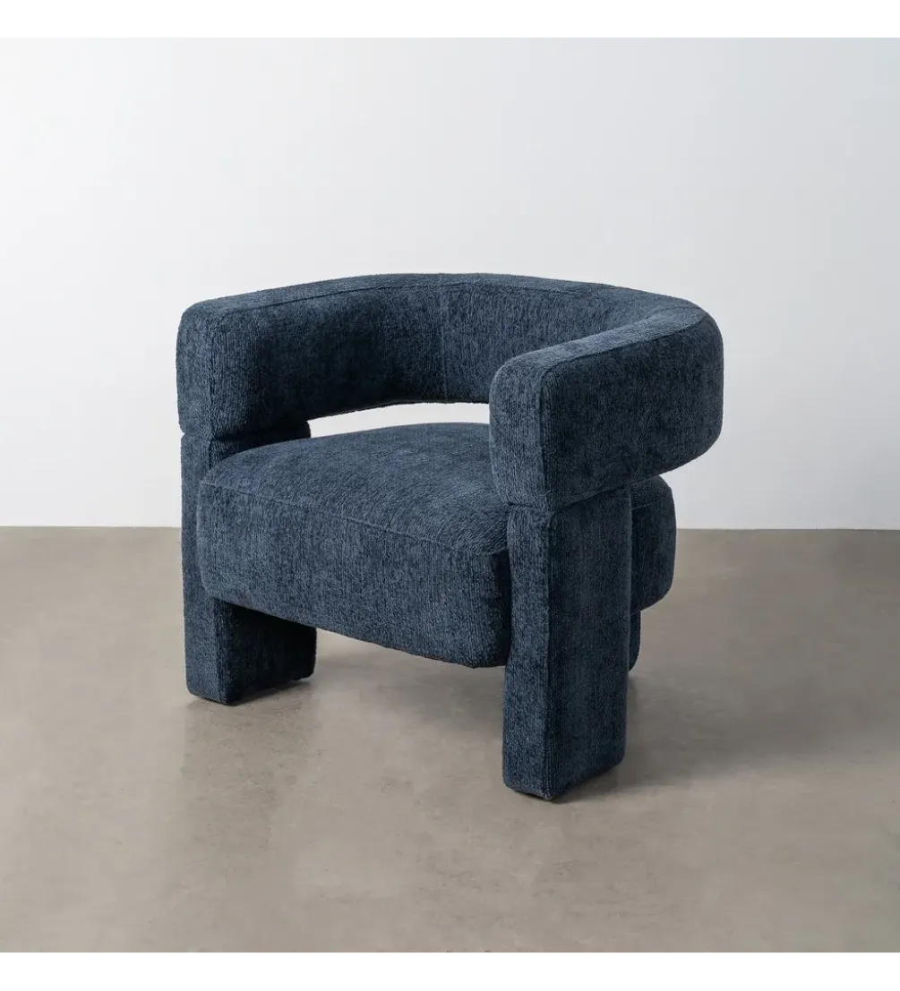 Fotel PERYTONY 69 cm niebieskie