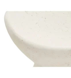 Fotel PIEDRA 60 cm biały wzorowany na kamień