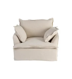 Fotel PLAZESO 115 cm beżowy