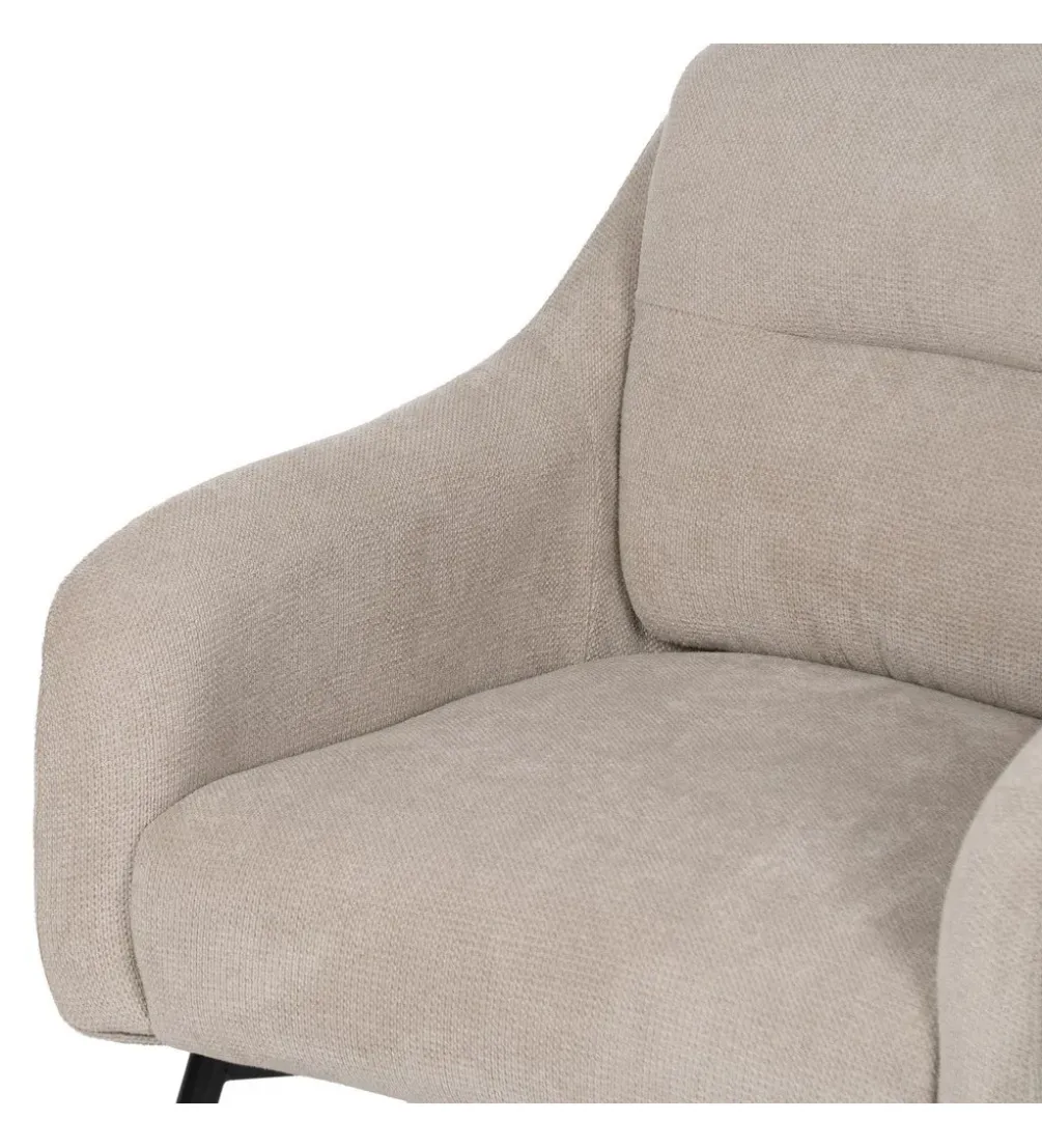 Fotel PODATERMA 79 cm beżowy