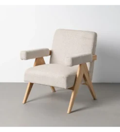 Fotel REZENTA 85 cm beżowy naturalny