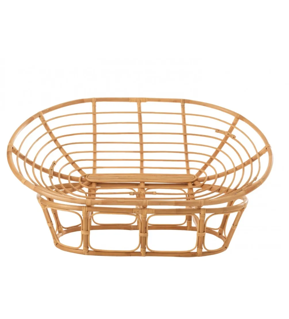 Fotel RONI Rattanowy 179 cm Naturalny