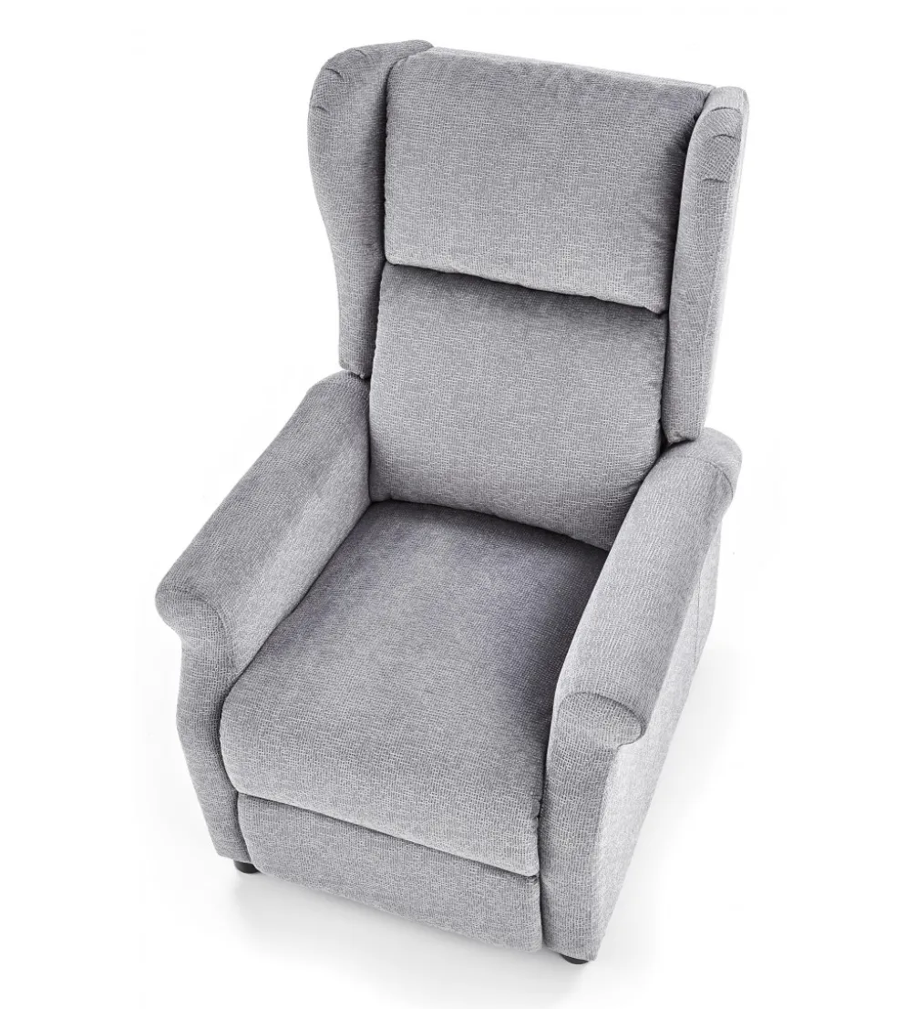 Fotel rozkładany AGUSTIN 75 cm szary