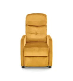 Fotel rozkładany FELIPE II musztardowy