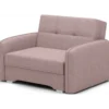 Fotel rozkładany LAINE 102 cm Poco 101 różowy