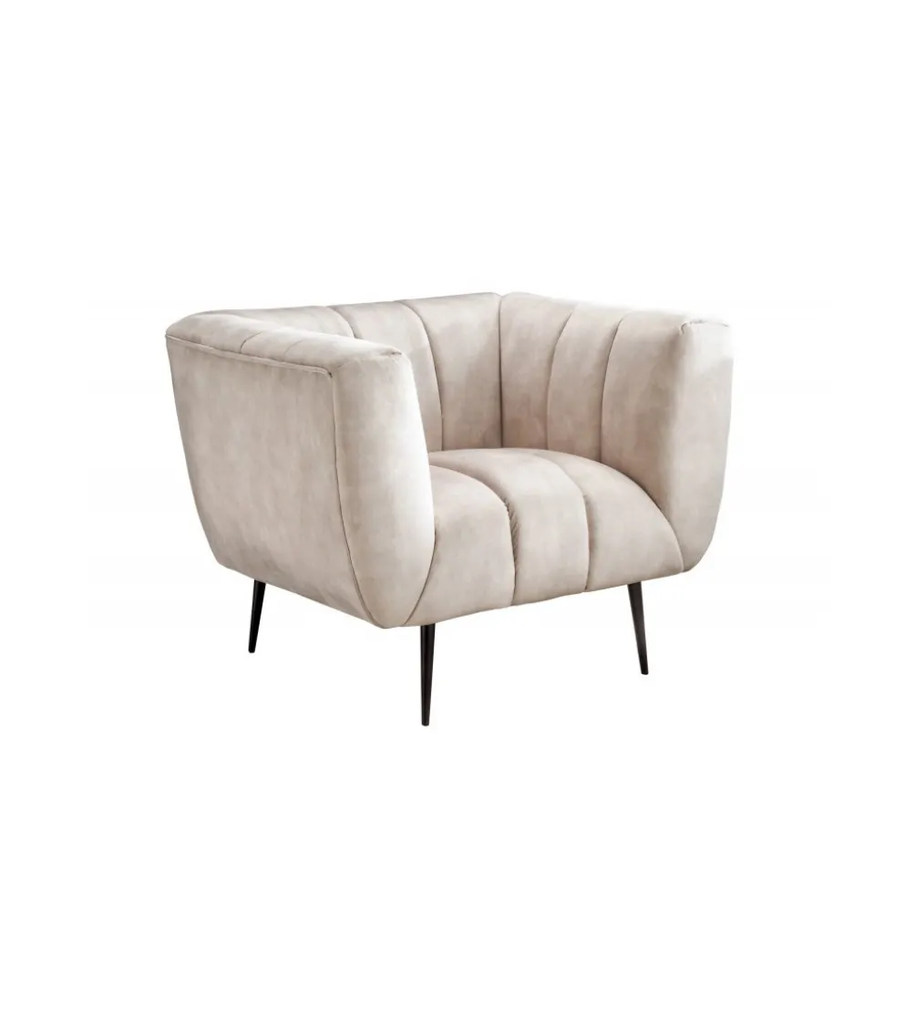 Fotel Scarlett 106 cm szampański beż