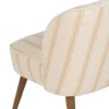 Fotel STRIMERS 73 cm miodowy w paski