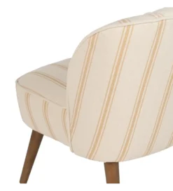 Fotel STRIMERS 73 cm miodowy w paski
