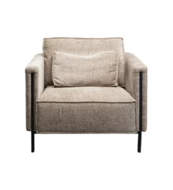 Fotel VICTOR 83 cm chenille beżowy