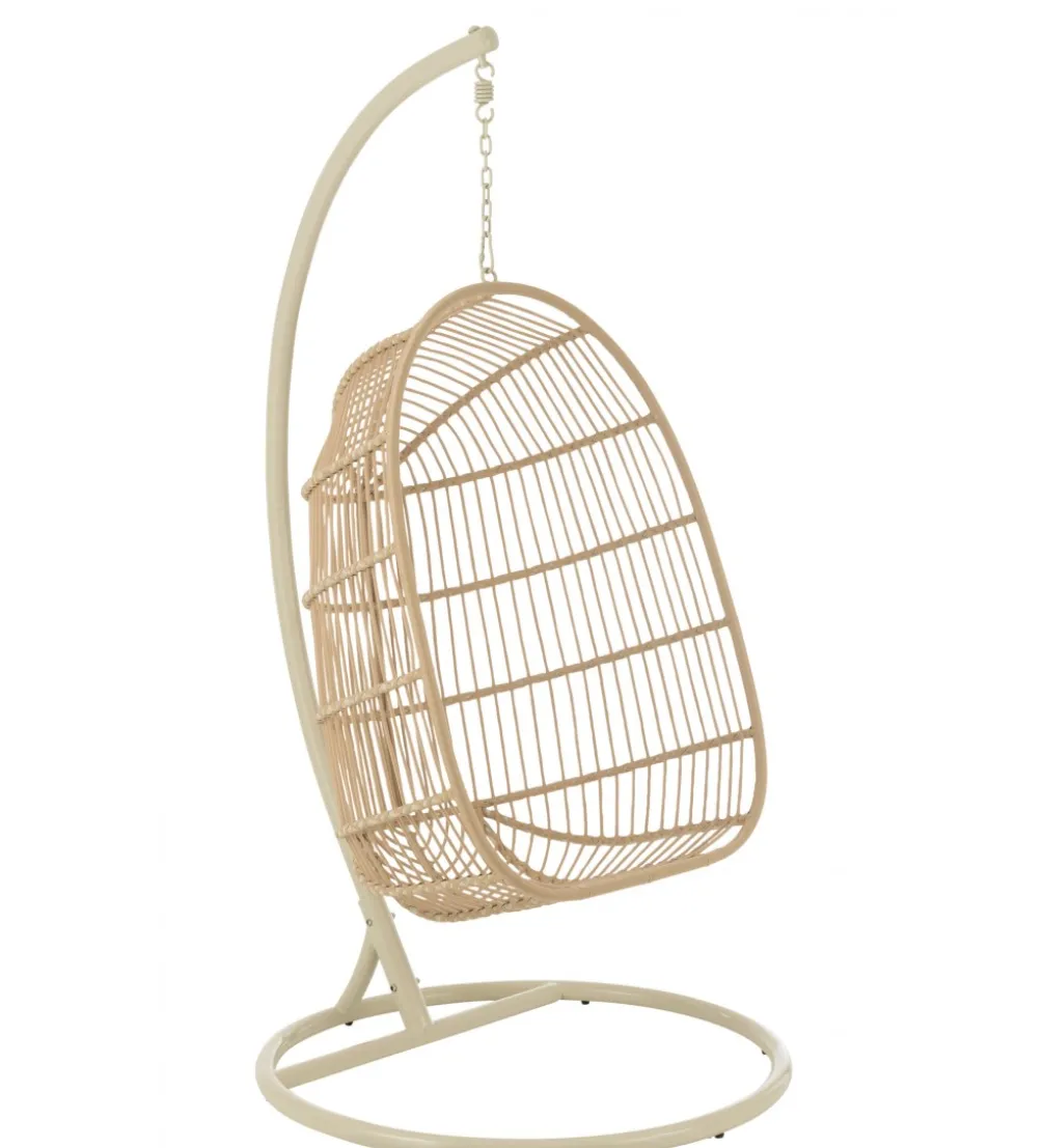 Fotel wiszący EGGA 195 cm beżowy