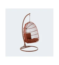 Fotel wiszący EGGA 195 cm czerwony