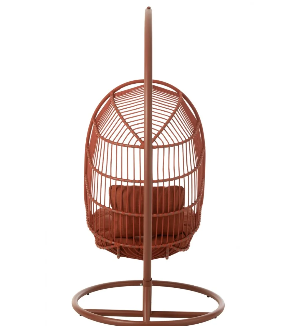 Fotel wiszący EGGA 195 cm czerwony