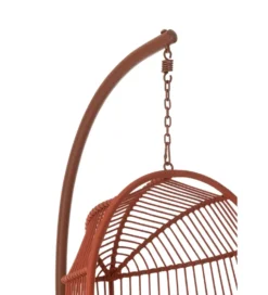 Fotel wiszący EGGA 195 cm czerwony