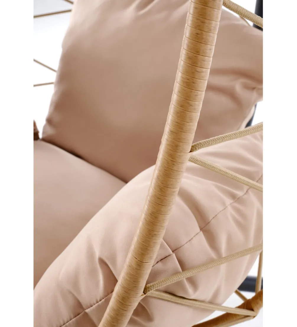 Fotel wiszący SNAKE 191 cm naturalne beżowe