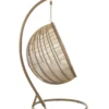 Fotel wiszący SUMMER SOBRE LA TIERRA 1 metalowy naturalny