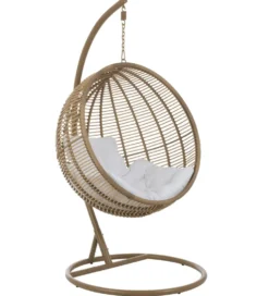 Fotel wiszący SUMMER SOBRE LA TIERRA 1 metalowy naturalny