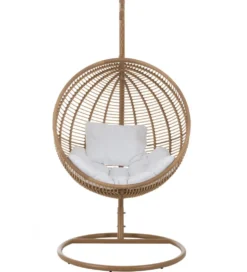 Fotel wiszący SUMMER SOBRE LA TIERRA 1 metalowy naturalny