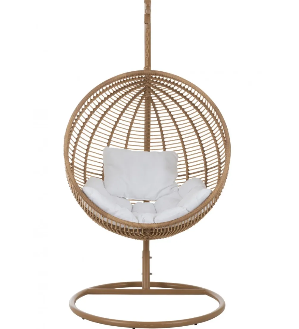 Fotel wiszący SUMMER SOBRE LA TIERRA 1 metalowy naturalny