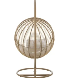 Fotel wiszący SUMMER SOBRE LA TIERRA 1 metalowy naturalny