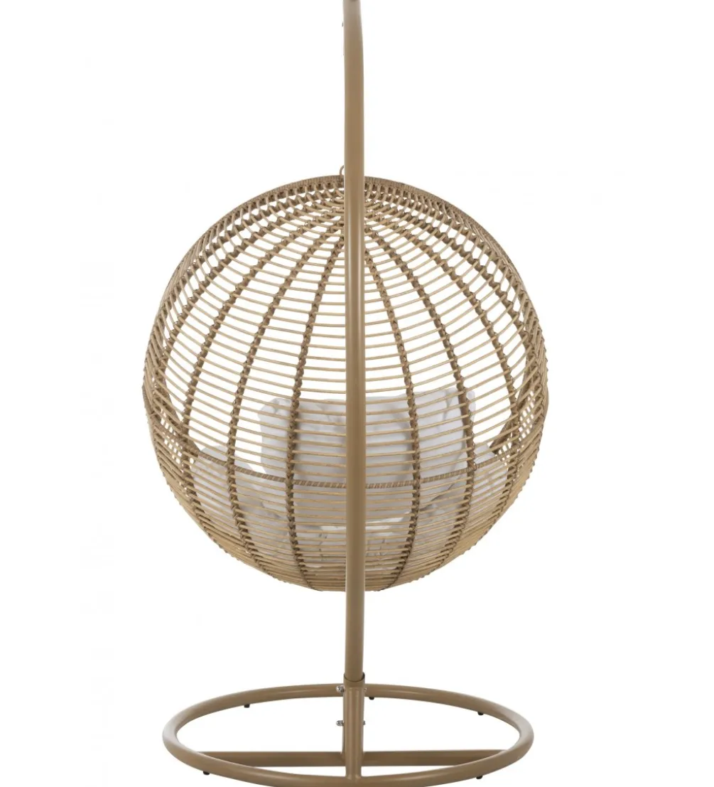 Fotel wiszący SUMMER SOBRE LA TIERRA 1 metalowy naturalny
