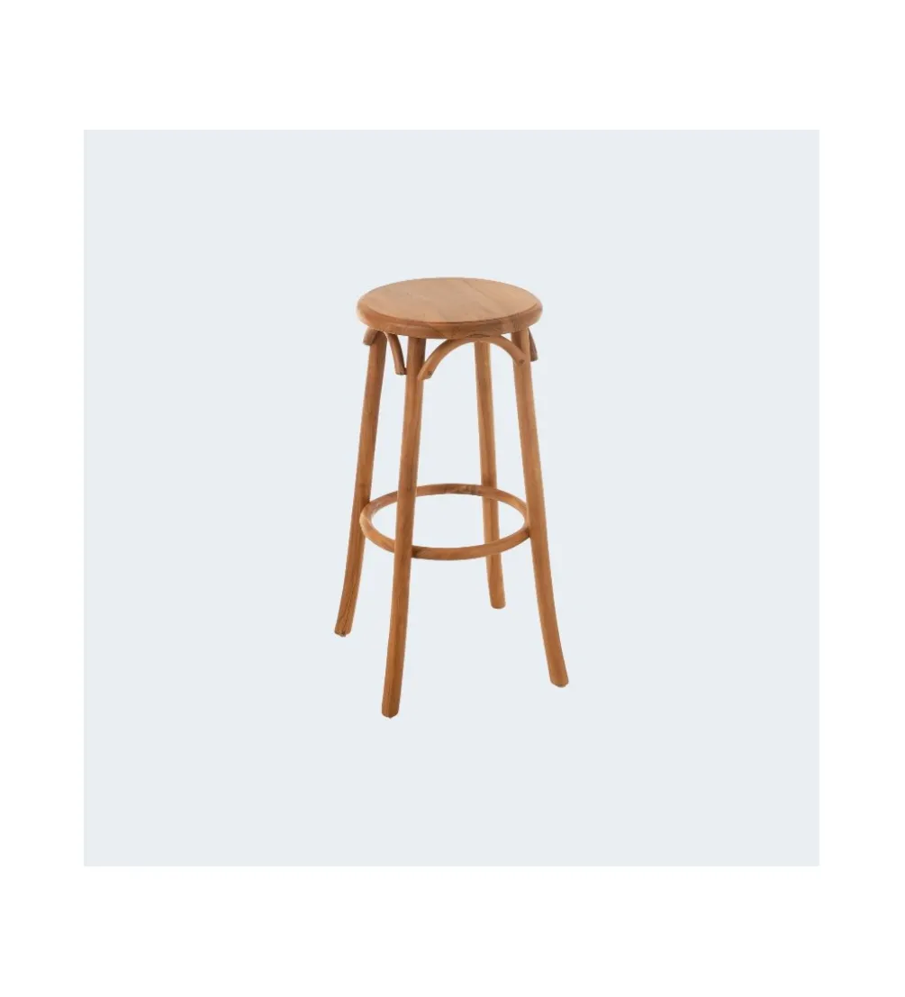 Hoker ALI naturalny drewno teak