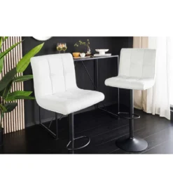 Hoker MODENA od 92 cm do 115 cm 360 stopni obrotu biały skórzany