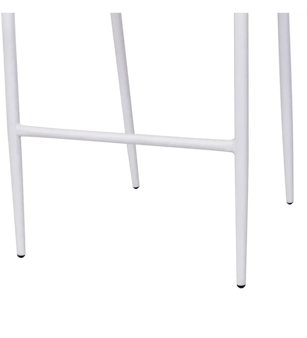 Hoker ogrodowy NIVA 112 cm naturalny biały