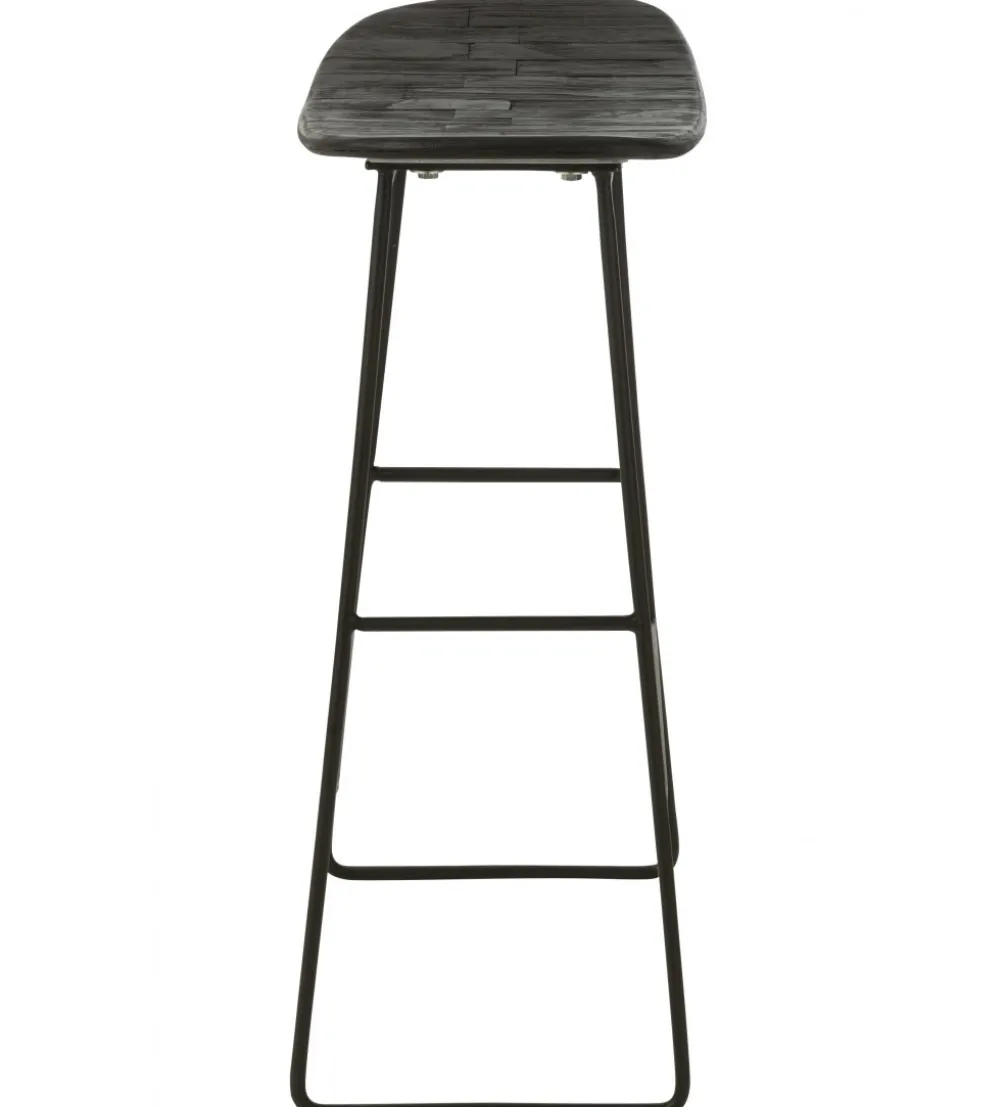 Hoker ZAMBIA drewno teak czarny