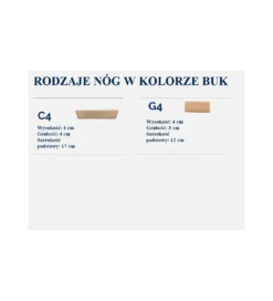 Łóżko Catherine w różnych wymiarach i kolorach do wyboru