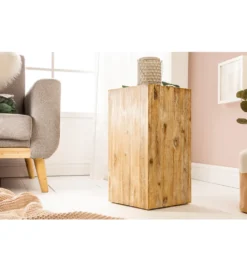Kolumna Columna 50 cm akacja teak
