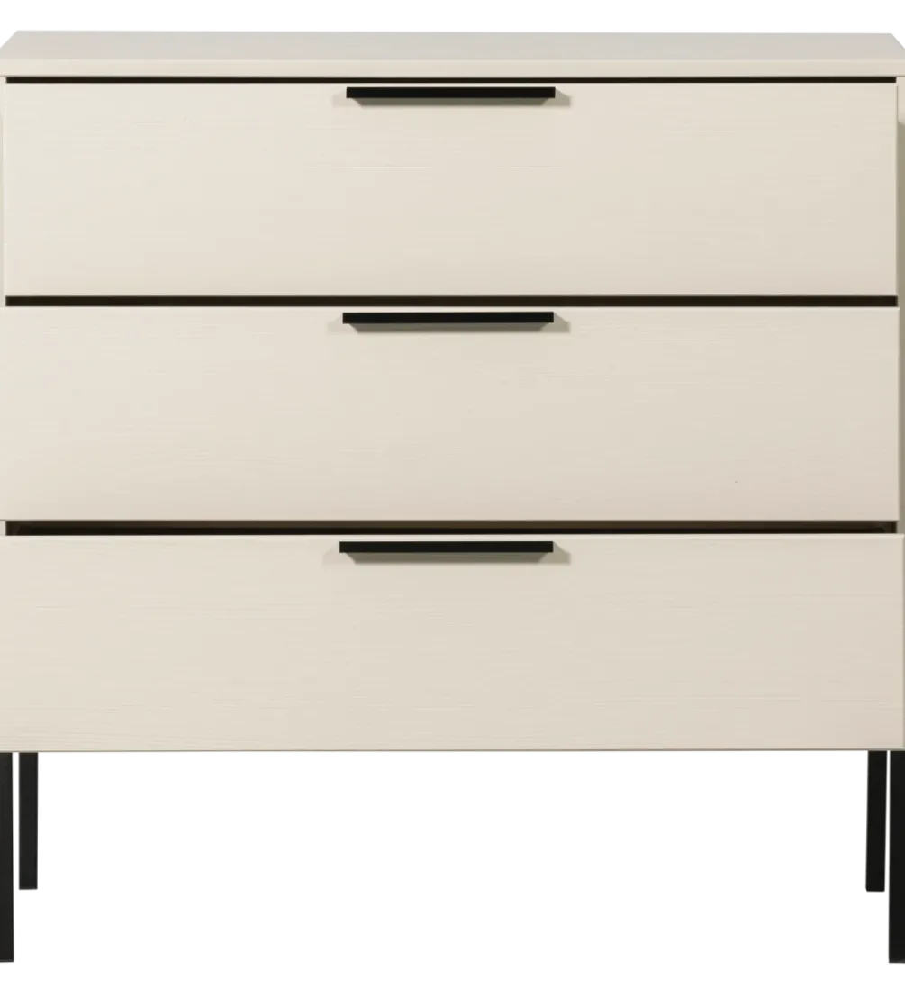 Komoda ADAM 94 cm drewno sosny dust