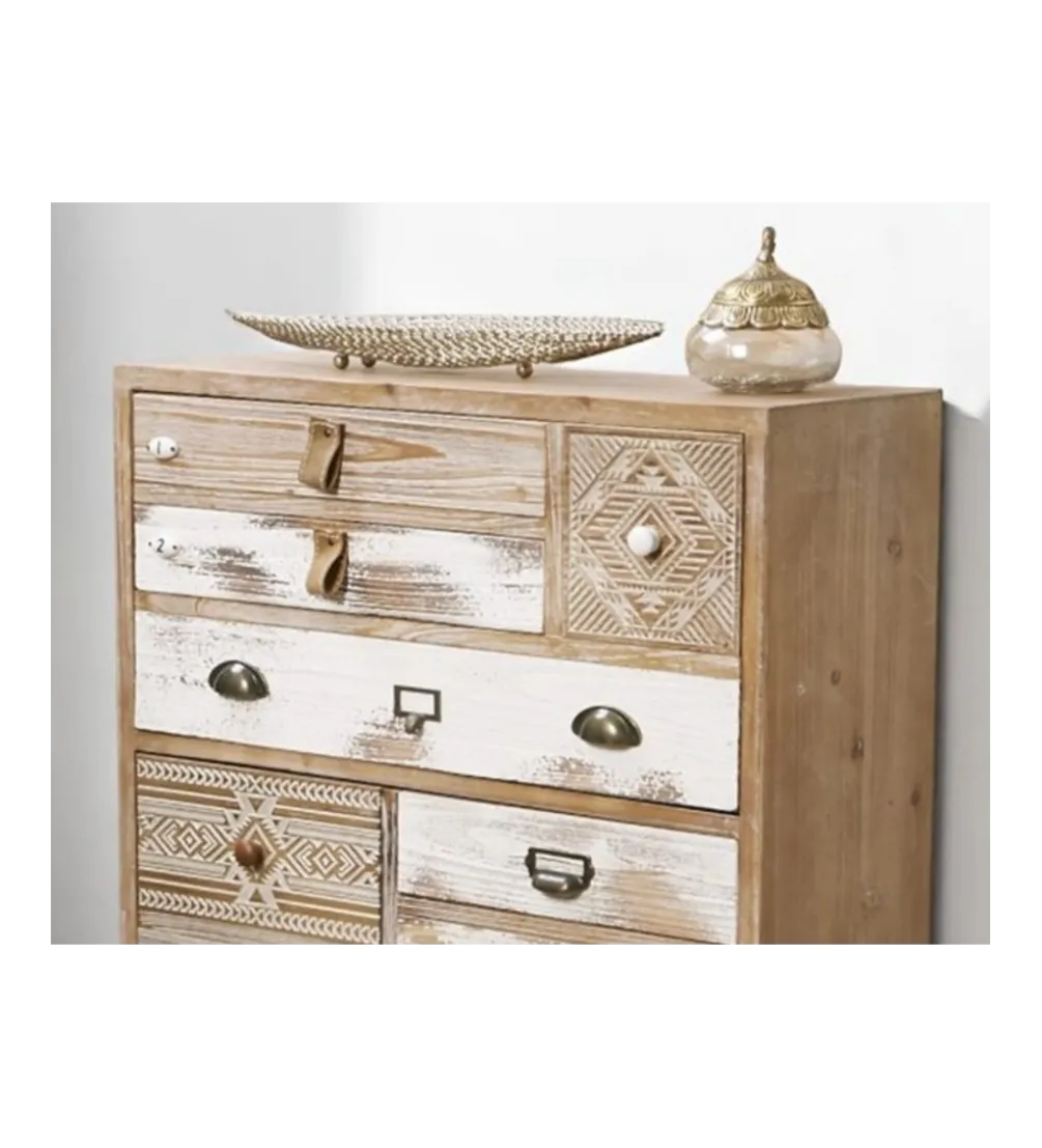 Komoda AFYR 80 cm drewno świerkowe