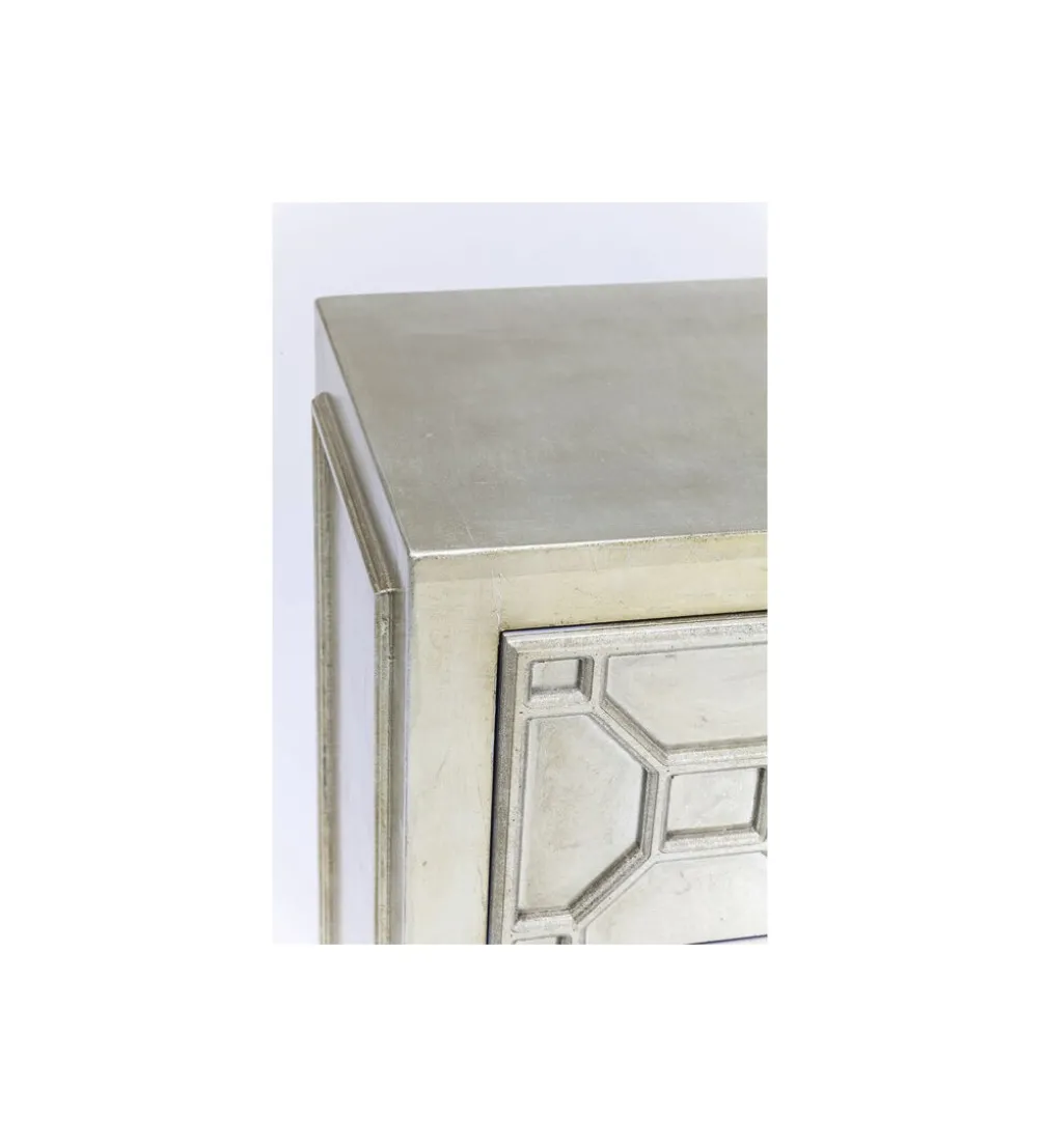 Komoda ALHAMBRA 107 cm srebrna