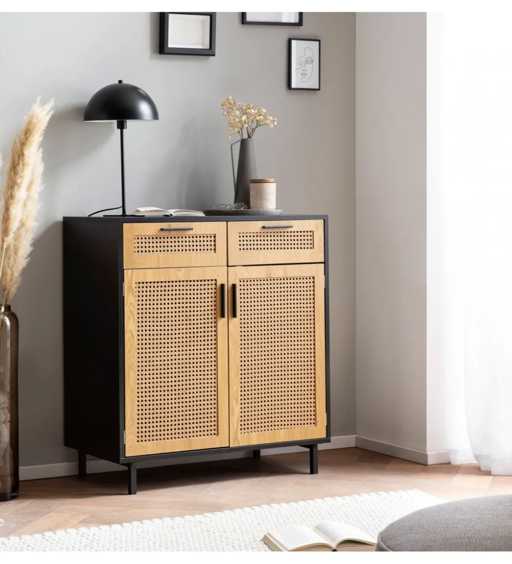 Komoda Ambert II 80 cm czarna