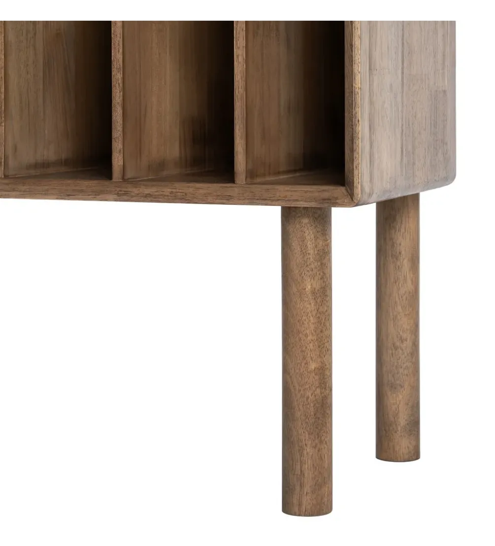 Komoda AMY 80 cm drewno kauczuk