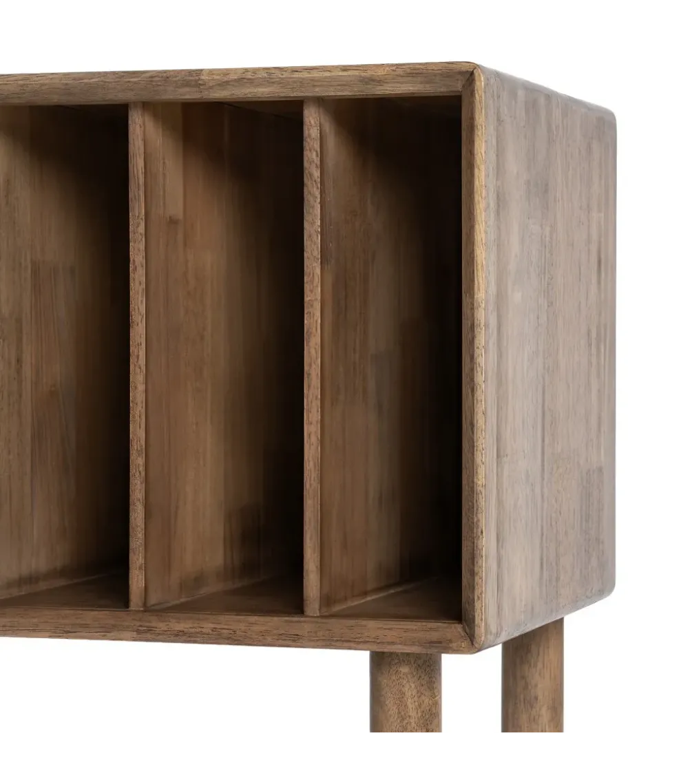 Komoda AMY 80 cm drewno kauczuk