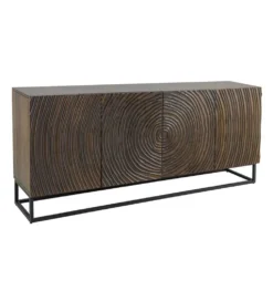 Komoda ANELLO 177 cm drewno mango brąz