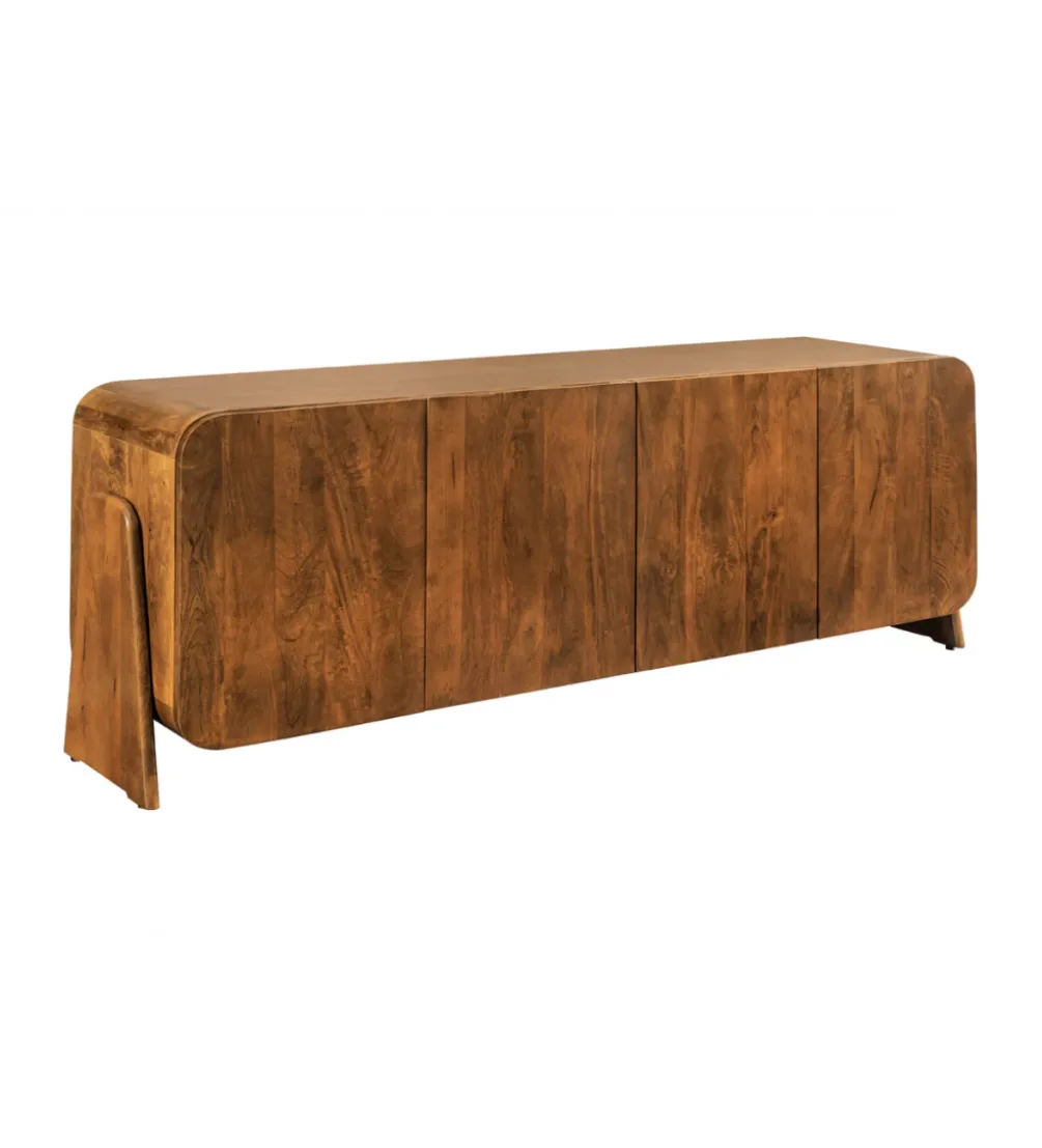 Komoda BRASIL 175 cm drewno mango brązowa