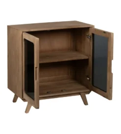 Komoda BURNIE 81 cm drewno mango