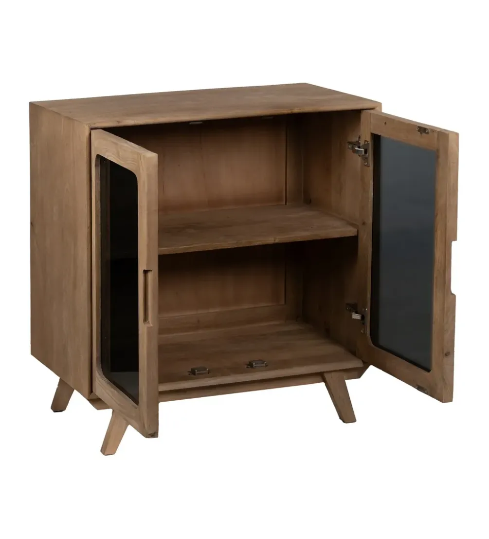 Komoda BURNIE 81 cm drewno mango