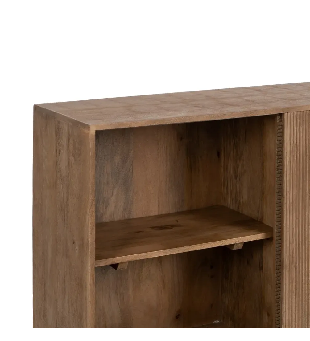 Komoda BUTEL 180 cm drewno mango naturalna