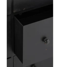 Komoda CADE 175 cm czarna