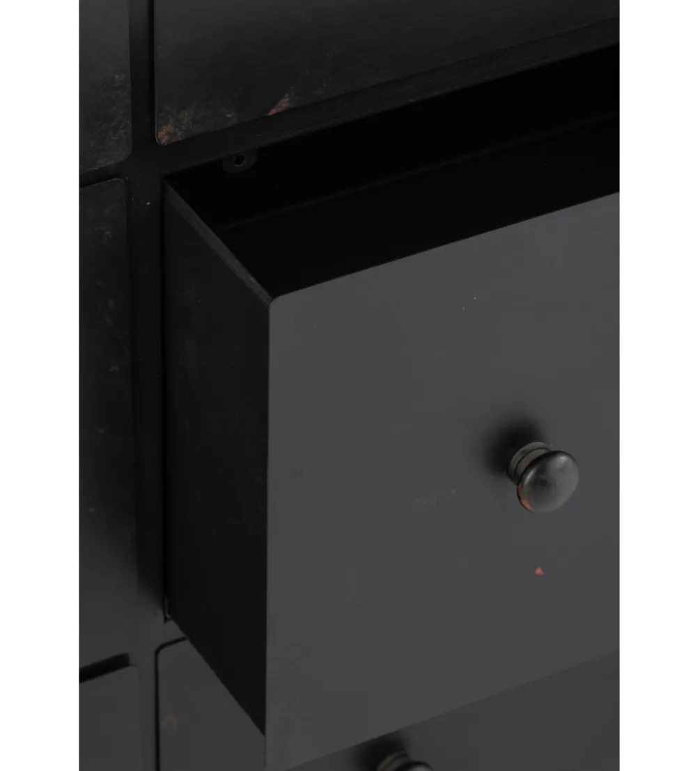 Komoda CADE 175 cm czarna