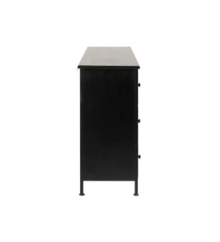 Komoda CADE 175 cm czarna