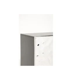 Komoda CARINO 151 cm srebrna