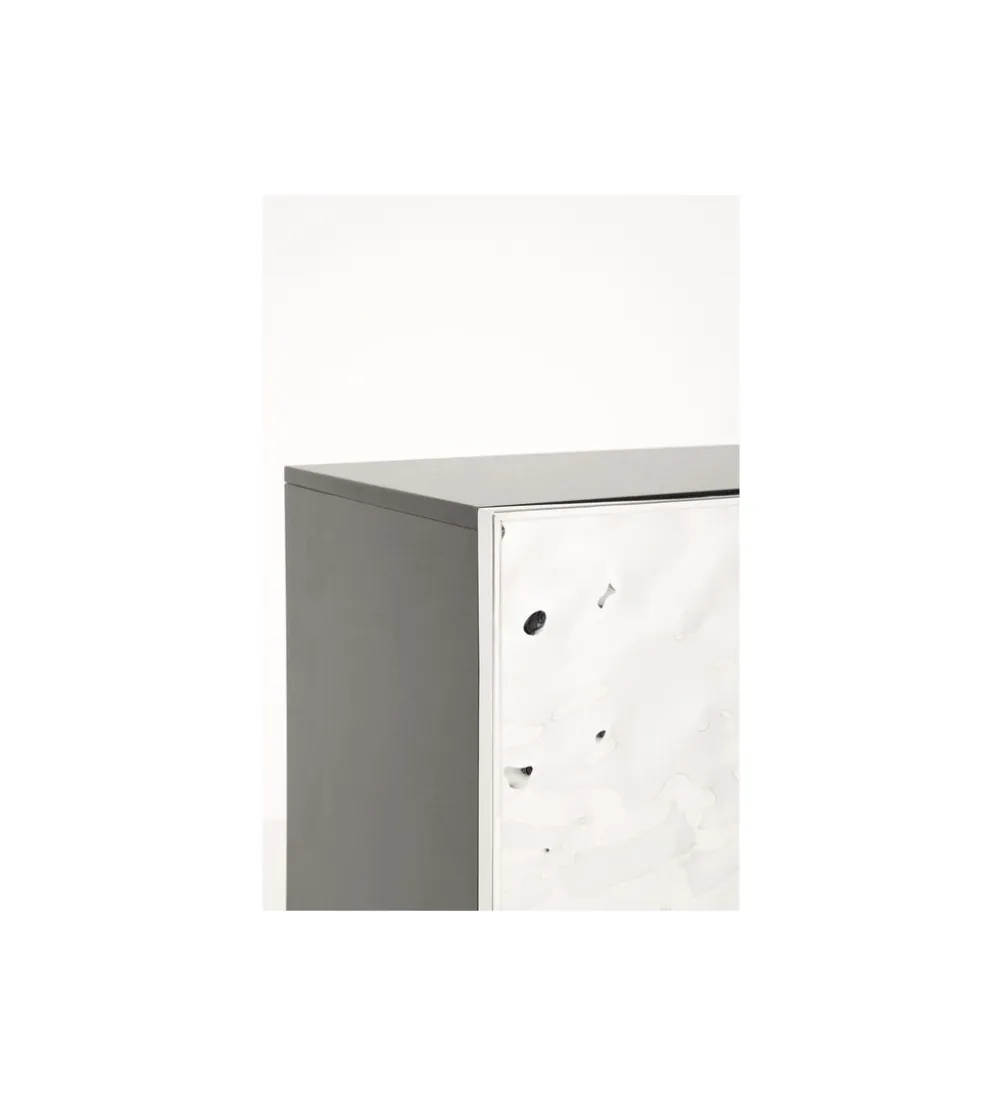 Komoda CARINO 151 cm srebrna