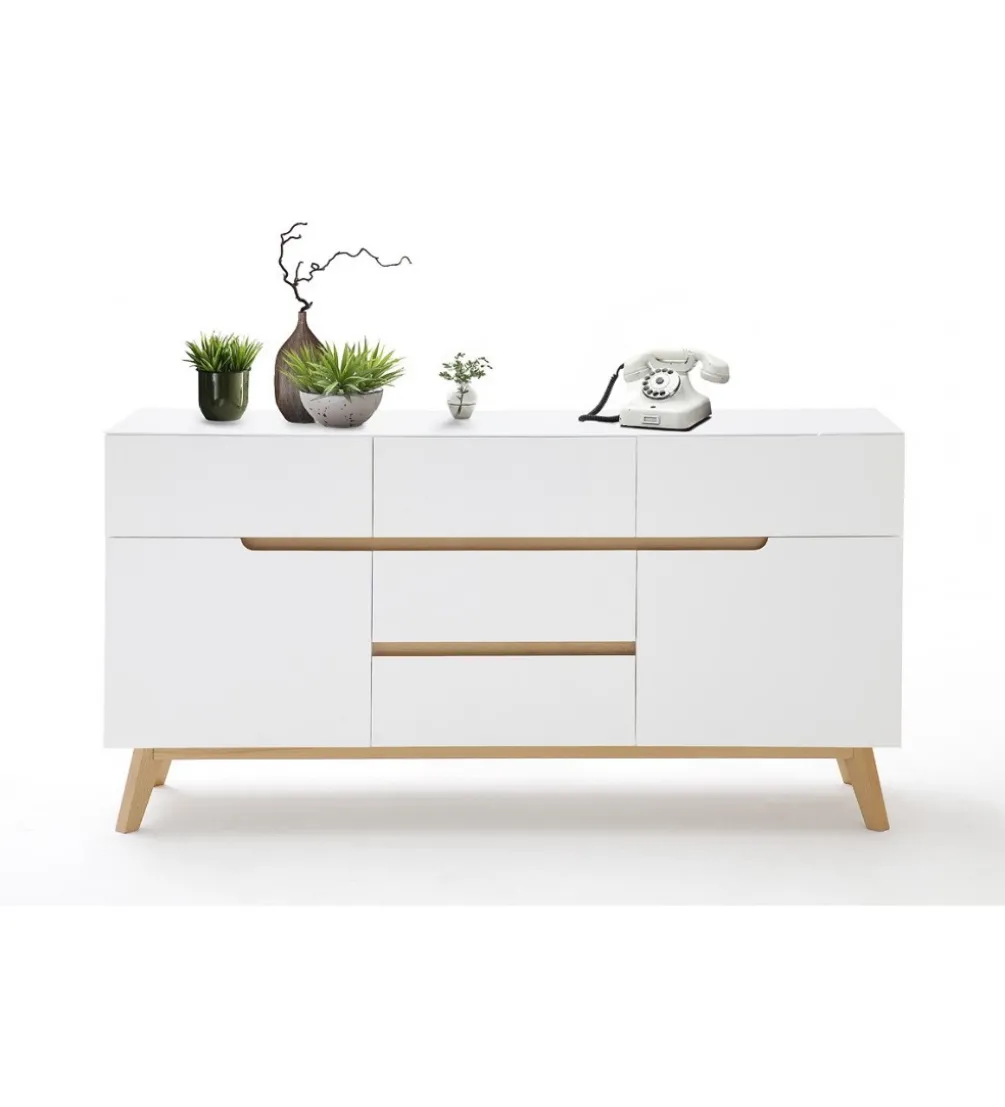 Komoda CERVO 145 cm biała