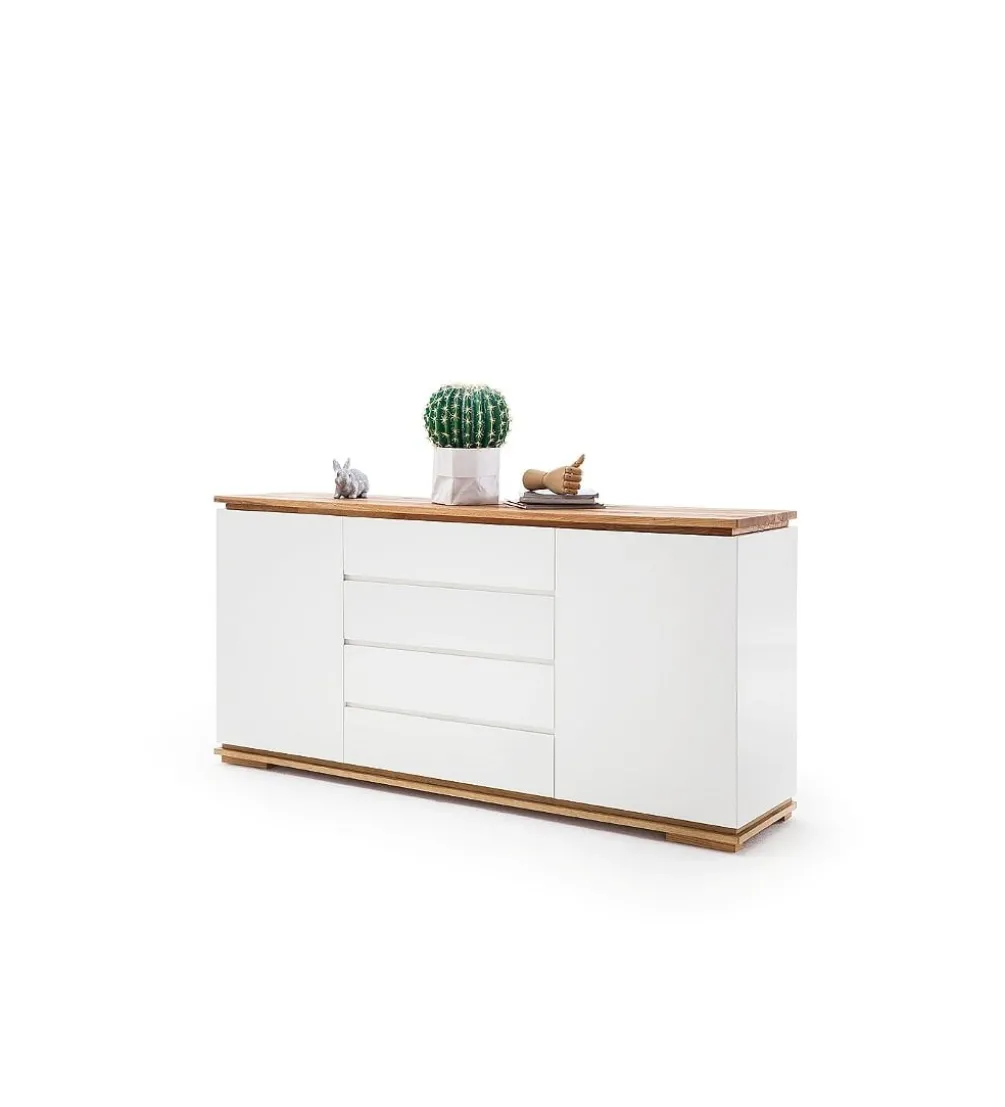 Komoda CHIARO 170 Cm Biało kremowa